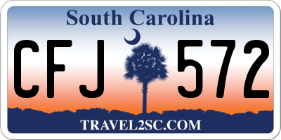 SC license plate CFJ572