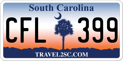 SC license plate CFL399