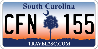 SC license plate CFN155
