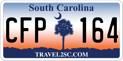 SC license plate CFP164