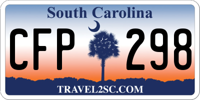 SC license plate CFP298