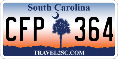 SC license plate CFP364