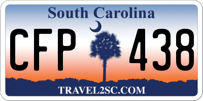 SC license plate CFP438