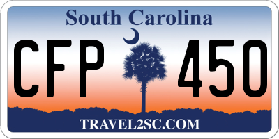 SC license plate CFP450