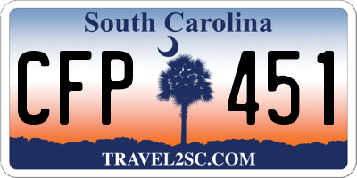 SC license plate CFP451