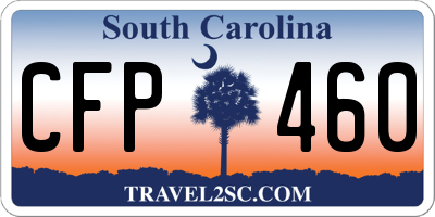 SC license plate CFP460