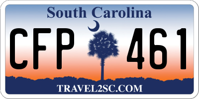 SC license plate CFP461
