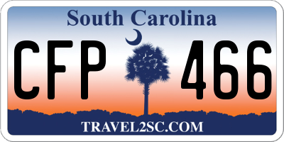 SC license plate CFP466