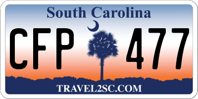 SC license plate CFP477