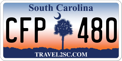 SC license plate CFP480