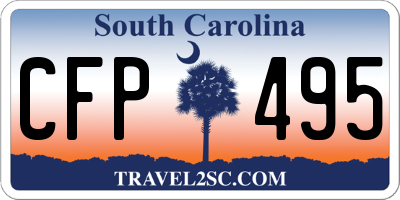 SC license plate CFP495