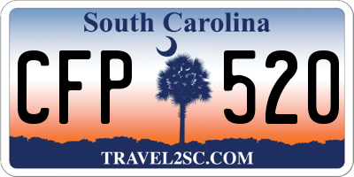 SC license plate CFP520