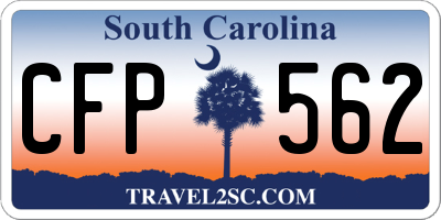 SC license plate CFP562