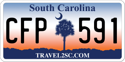 SC license plate CFP591