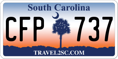 SC license plate CFP737
