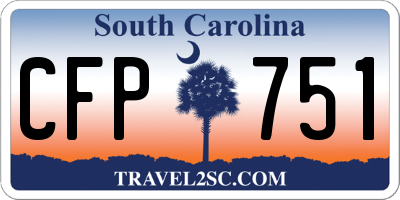 SC license plate CFP751