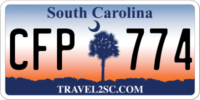 SC license plate CFP774