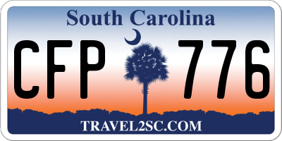 SC license plate CFP776
