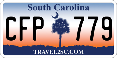 SC license plate CFP779
