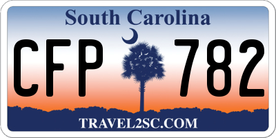 SC license plate CFP782