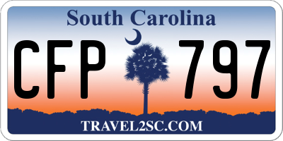 SC license plate CFP797
