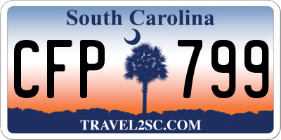 SC license plate CFP799
