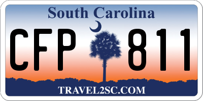 SC license plate CFP811