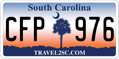 SC license plate CFP976
