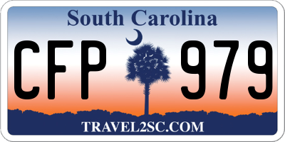 SC license plate CFP979
