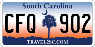 SC license plate CFQ902