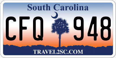 SC license plate CFQ948