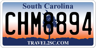 SC license plate CHM8894