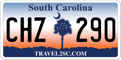 SC license plate CHZ290