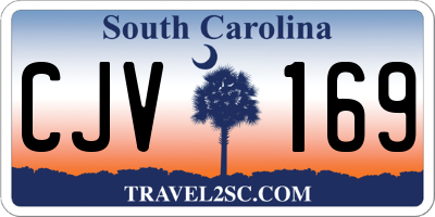 SC license plate CJV169
