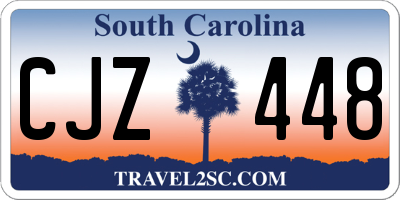 SC license plate CJZ448