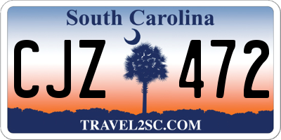 SC license plate CJZ472