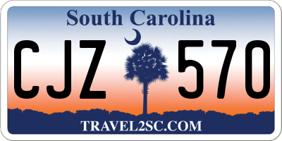 SC license plate CJZ570