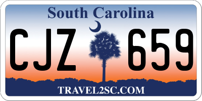 SC license plate CJZ659