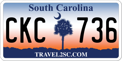 SC license plate CKC736