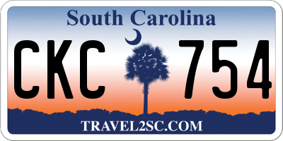 SC license plate CKC754