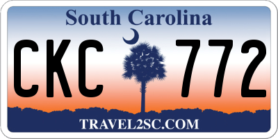 SC license plate CKC772