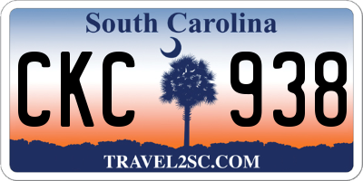 SC license plate CKC938