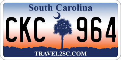 SC license plate CKC964