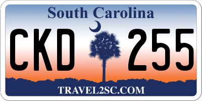 SC license plate CKD255