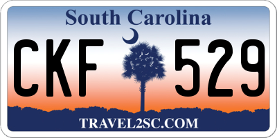 SC license plate CKF529