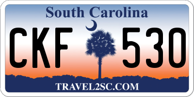 SC license plate CKF530