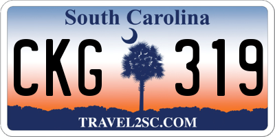 SC license plate CKG319