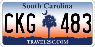 SC license plate CKG483
