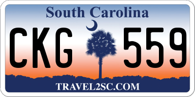 SC license plate CKG559