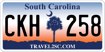 SC license plate CKH258